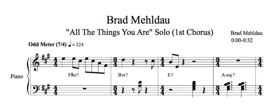 Brad mehldau my favorite things transcription pdf